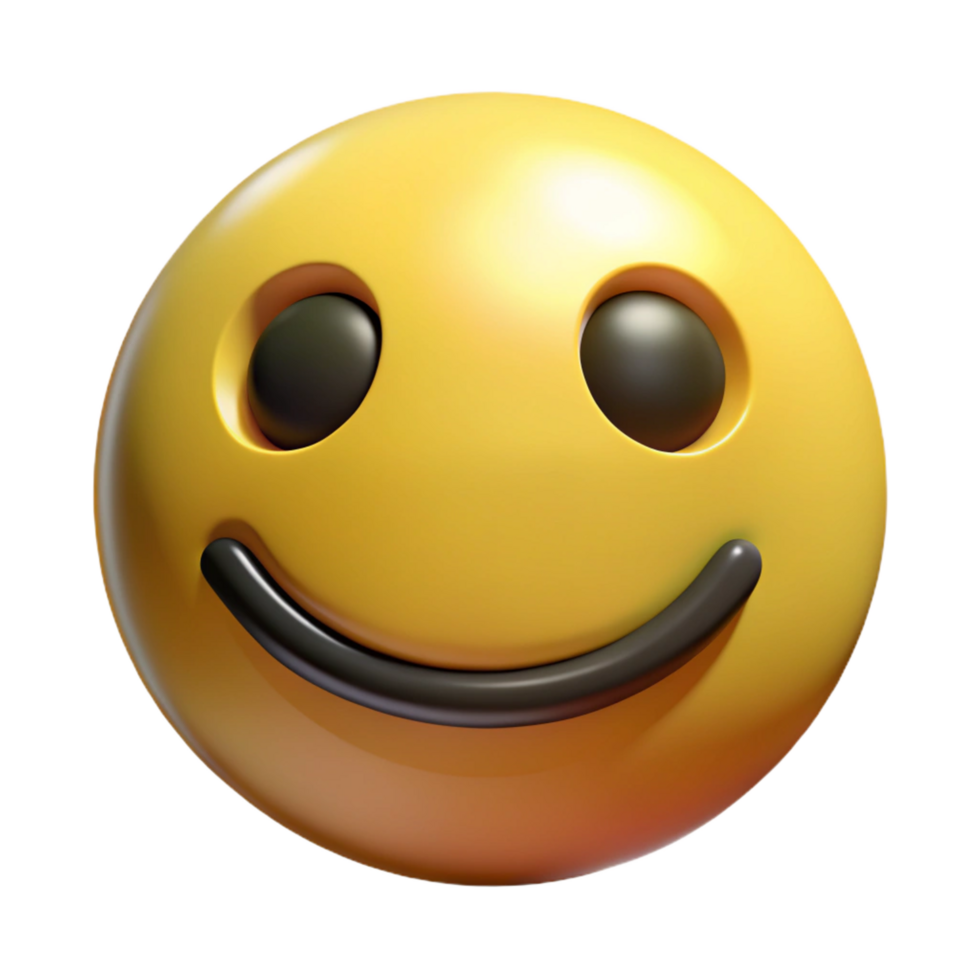 stunning creative A smiley face, yellow, classic, original png