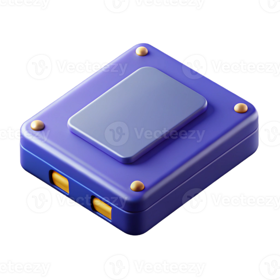 elegant contemporary SSD drive solid state storage detailed png