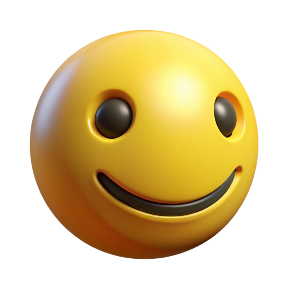 elegant contemporary A smiley face, yellow, classic, premium png