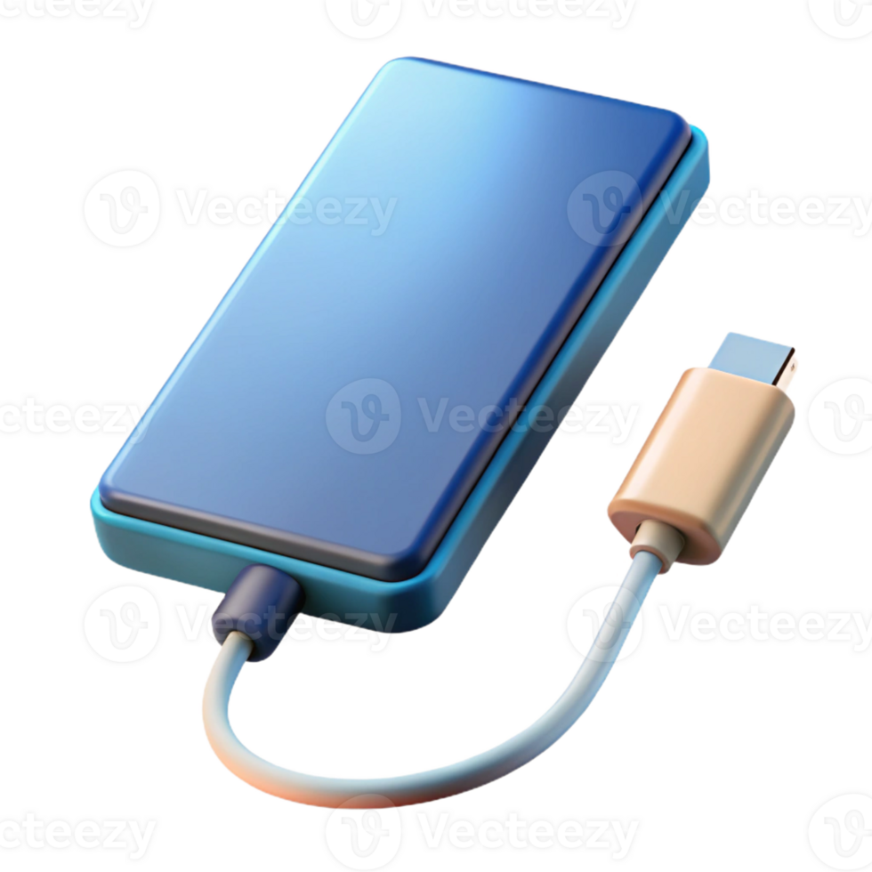 wonderful classic Power bank charging a smartphone high quality png
