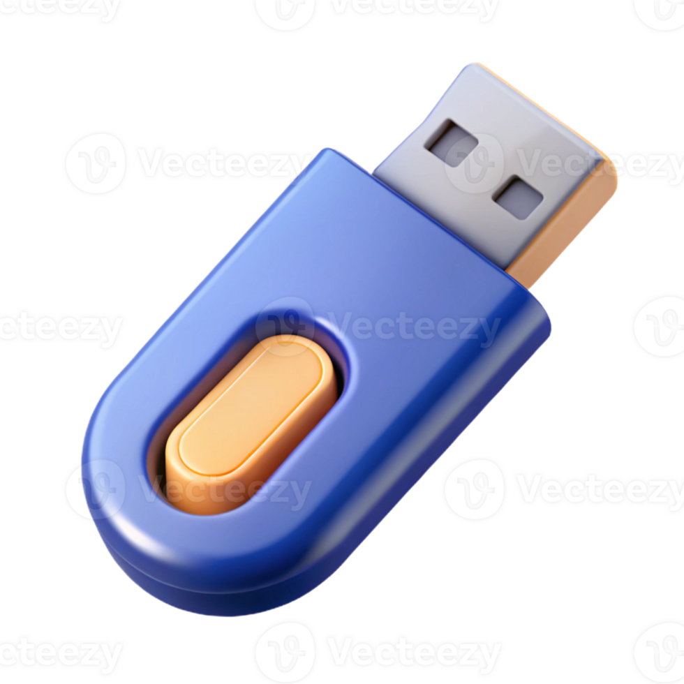 wonderful modern USB flash drive with data storage premium png