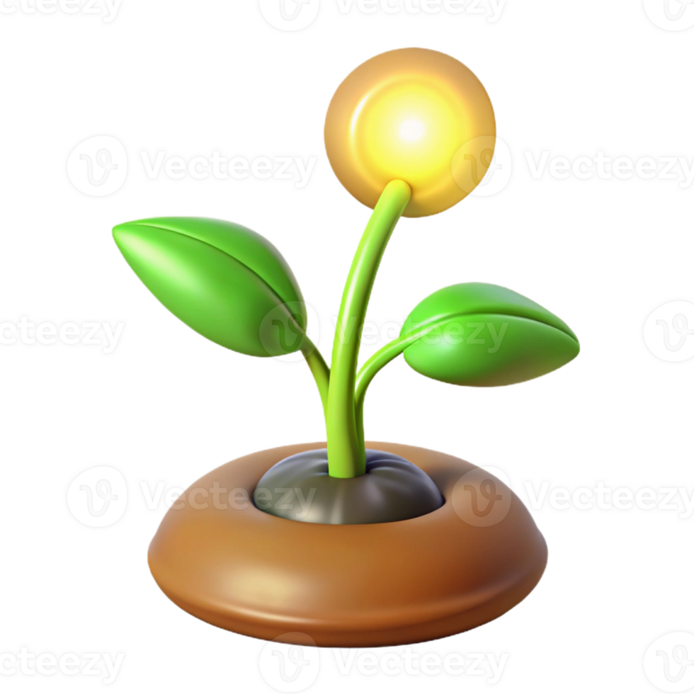vibrant rustic A sprouting seedling, reaching towards the light, time-lapse photography style high resolution png