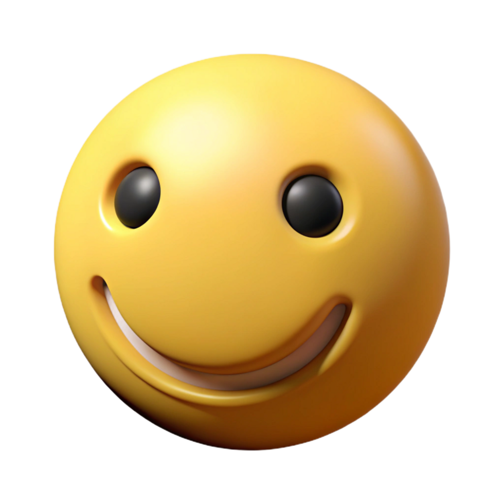 impressive creative A smiley face, yellow, classic, high resolution png