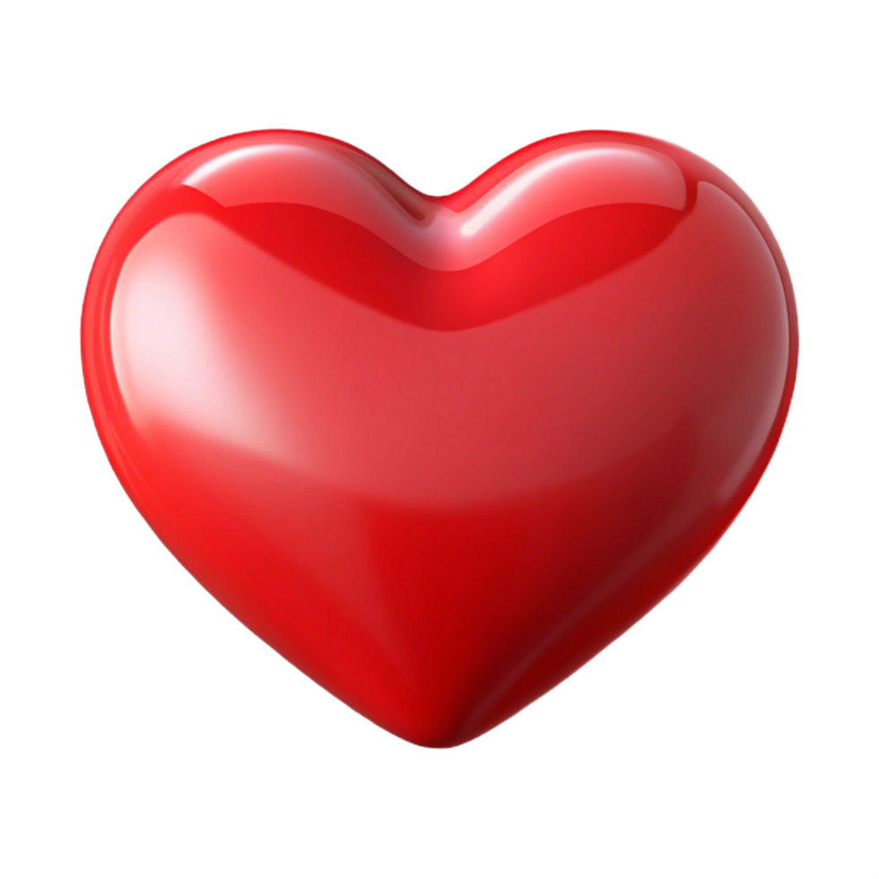 stunning abstract A heart shape, red, classic, original png