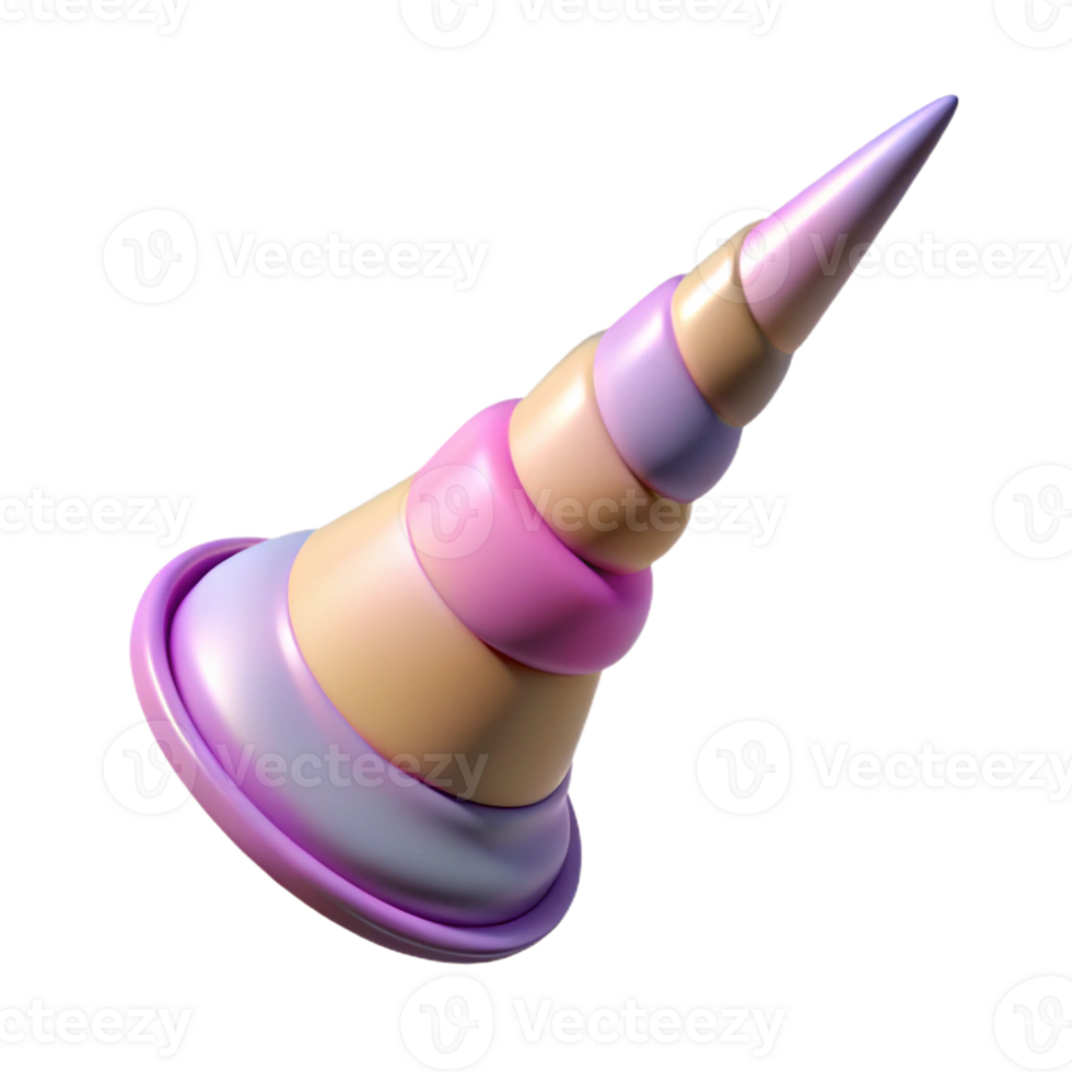 magnificent creative A single, realistic horn from a unicorn genuine png