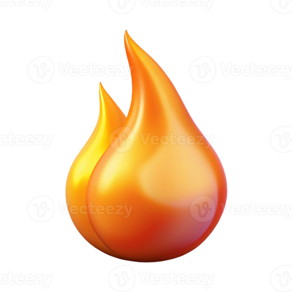 stunning contemporary A single, burning flame, stylized, vibrant colors genuine png