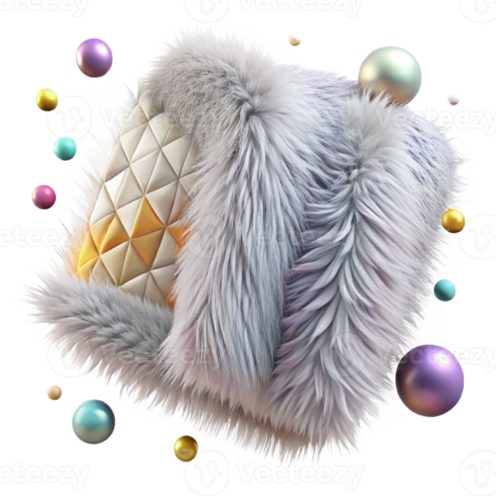 vibrant creative Herringbone Fur Texture Winter Fashion Transparent for Clothing Design genuine png