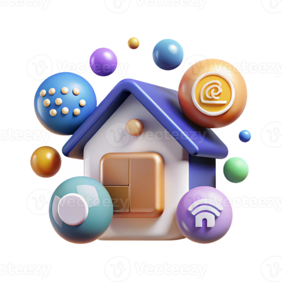 beautiful abstract High Resolution Smart Home Icons Transparent for Print authentic png