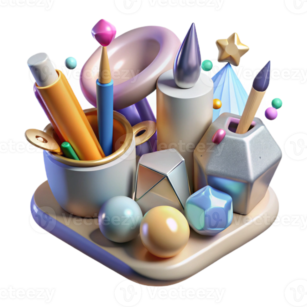 serene artistic Interactive Whiteboard in Classroom Isolated for Modern Education high quality png