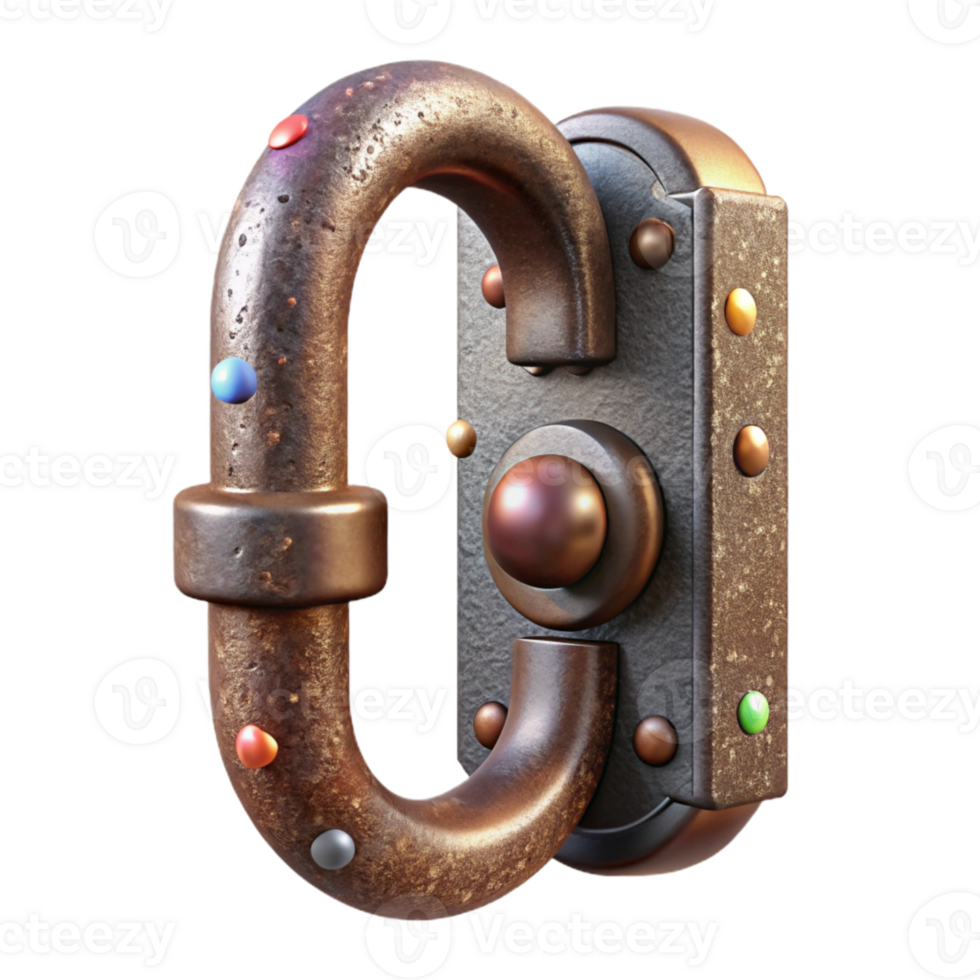 extraordinary modern Iron Door Handle Rustic Texture Transparent for Farmhouse Decor authentic png