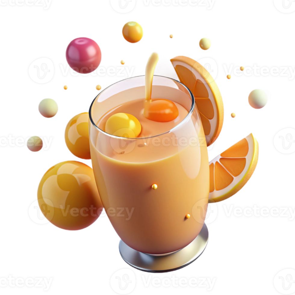 serene abstract Juice Glass Orange Juice Citrus Isolated for Breakfast Ideas authentic png