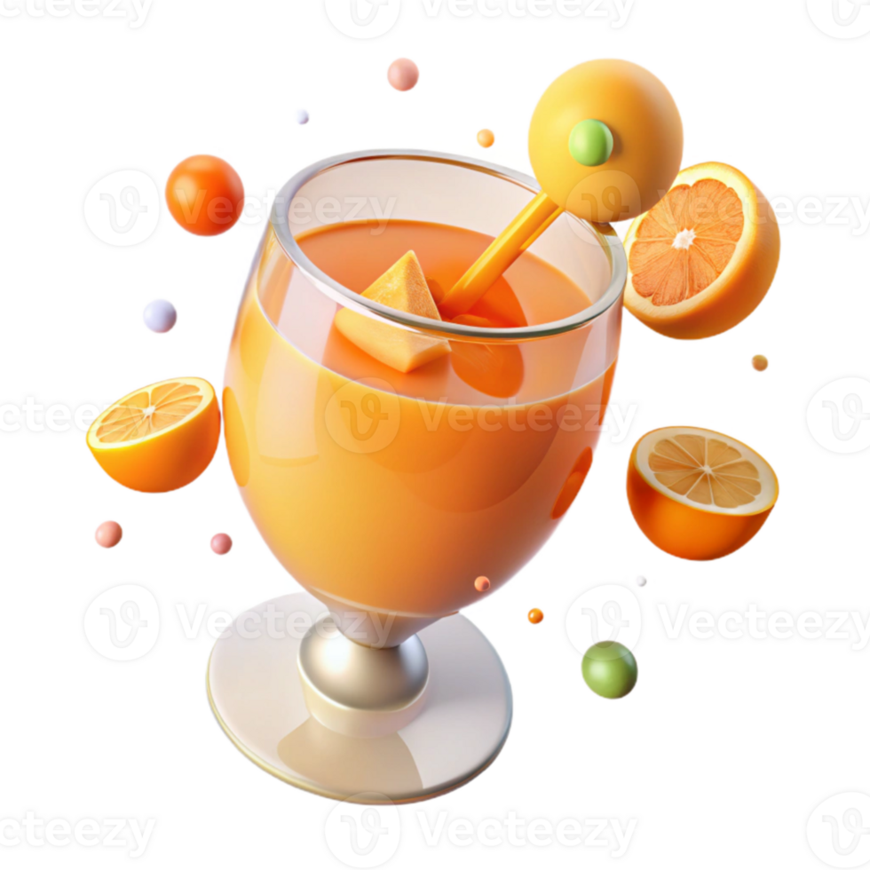 dramatic traditional Juice Glass Orange Juice Citrus Isolated for Breakfast Ideas high resolution png