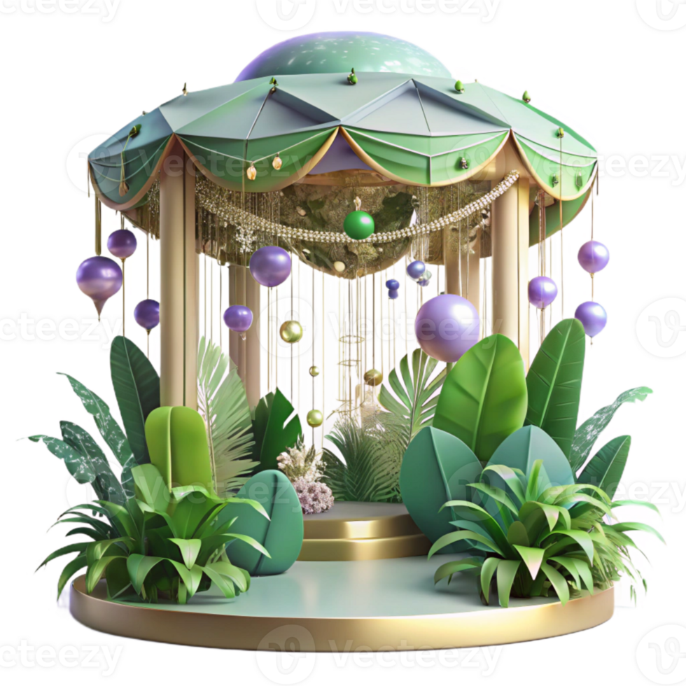 serene abstract Jungle Canopy Dense Foliage Transparent original png