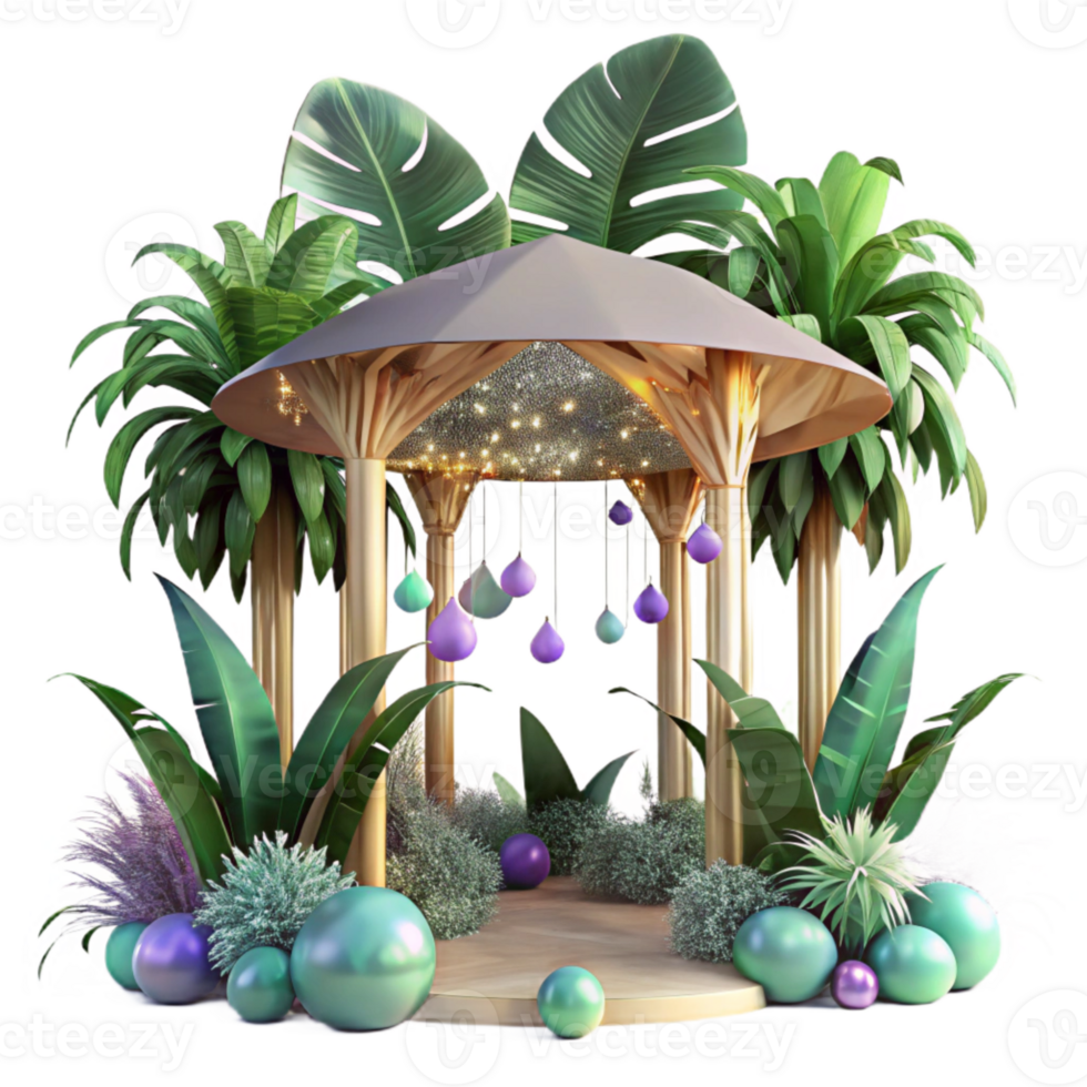 extraordinary minimalist Jungle Canopy Exotic Plants Transparent high quality png