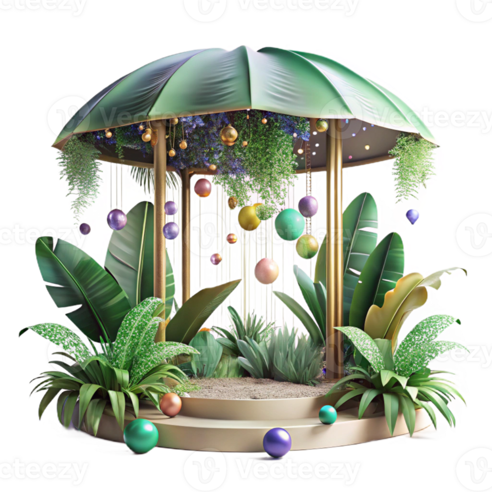 dramatic creative Jungle Canopy Exotic Plants Transparent png