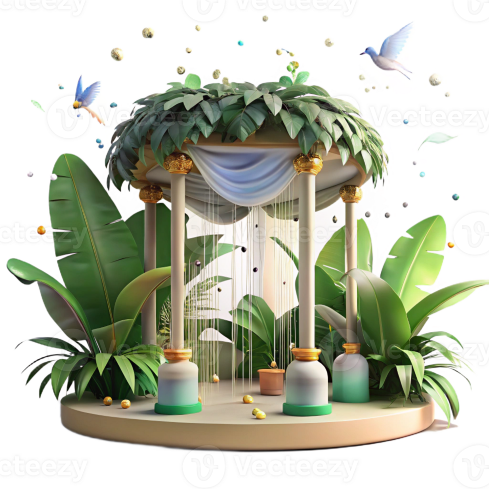 magnificent artistic Jungle Canopy Wild Birds Transparent authentic png
