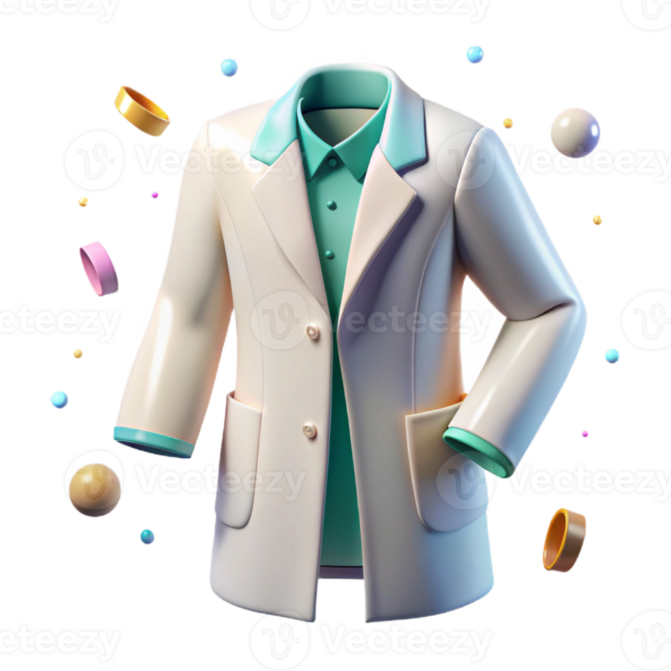 magnificent modern Lab Coat Scientist Apparel Cutout for Medical Graphics high quality png