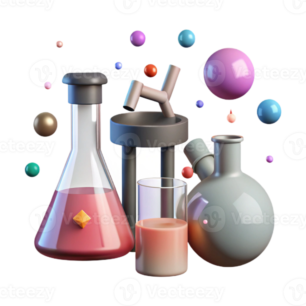 wonderful modern Laboratory Equipment Silhouette Icons Transparent for Science Graphics exclusive png