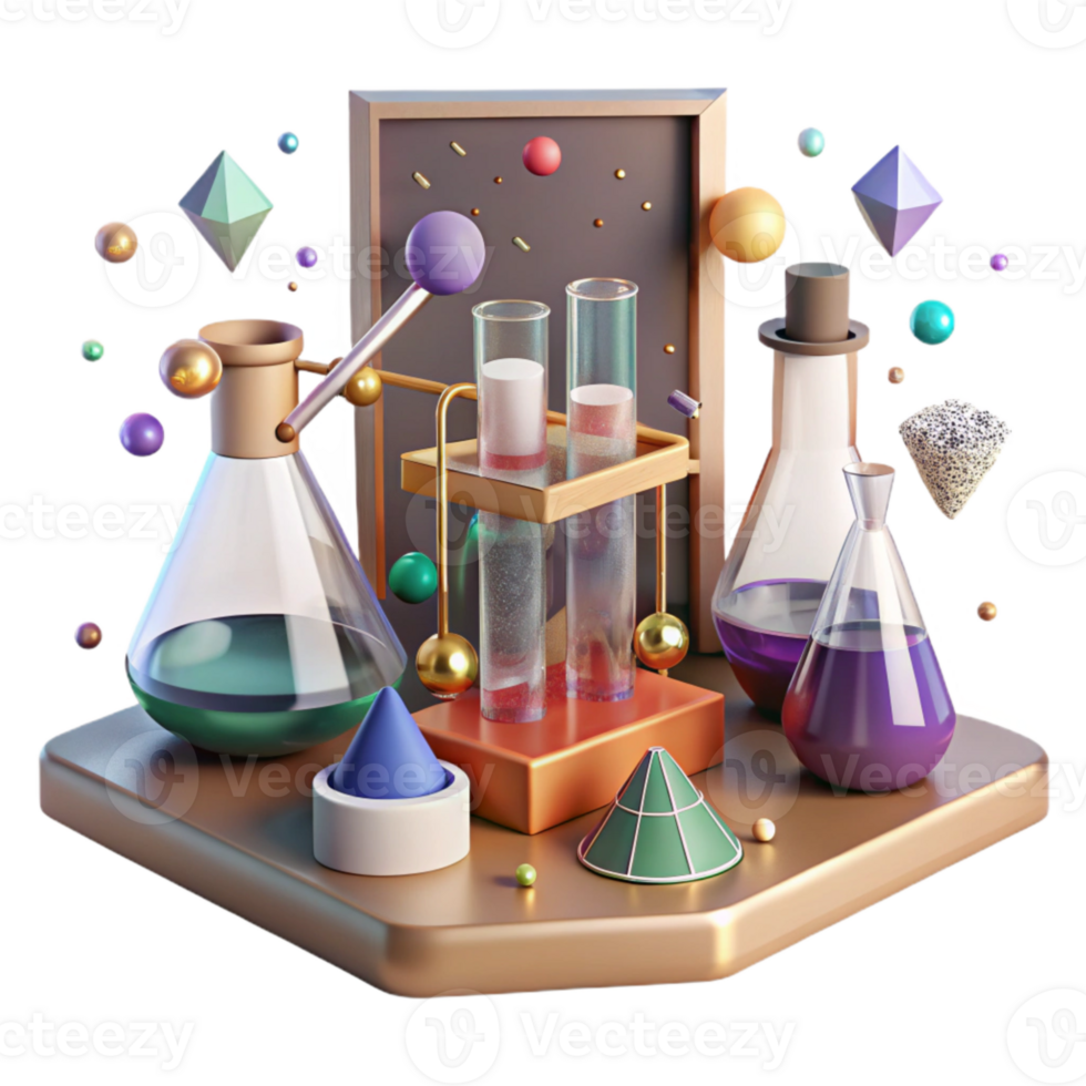 impressive rustic Laboratory Experiment Setup Isolated for Science Research Visuals png