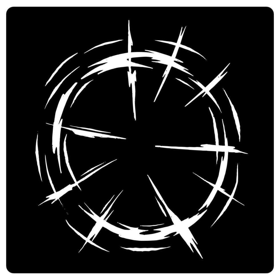 Radial explosive effect. Cartoon comic circle burst, bomb explosion, game VFX elements, round steam cloud, energy explosions, speed bang power. vector