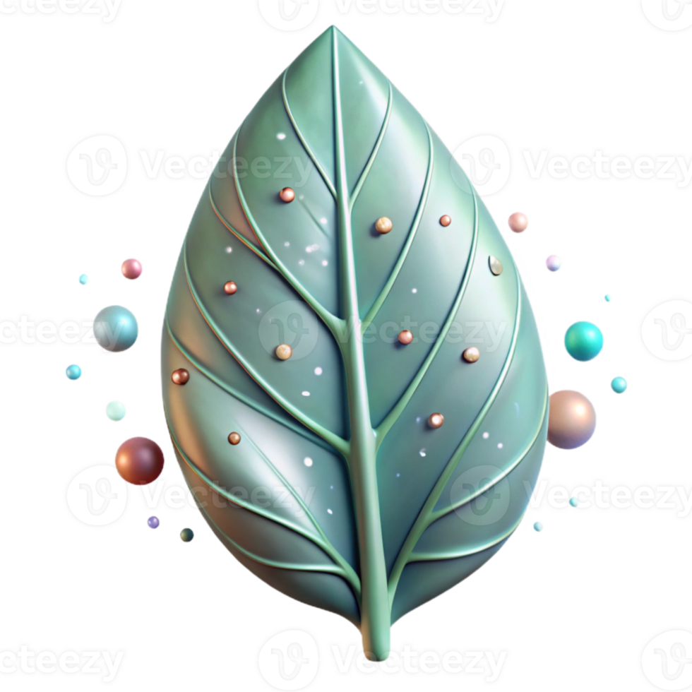 serene minimalist Leaf Shape Foliage Transparent for Botanical Illustrations high resolution png