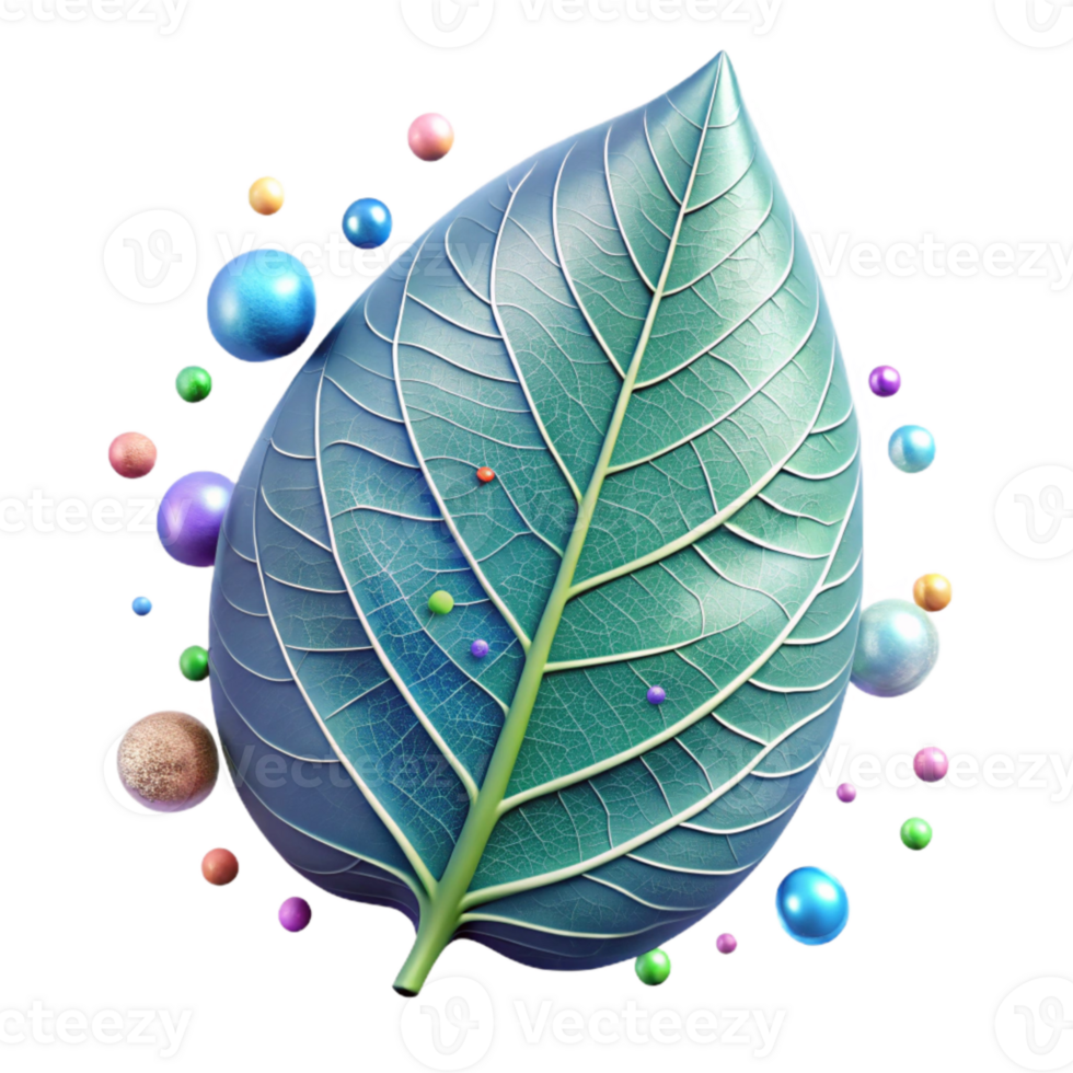 impressive modern Leaf Veins Detail Isolated for Botany Projects exclusive png