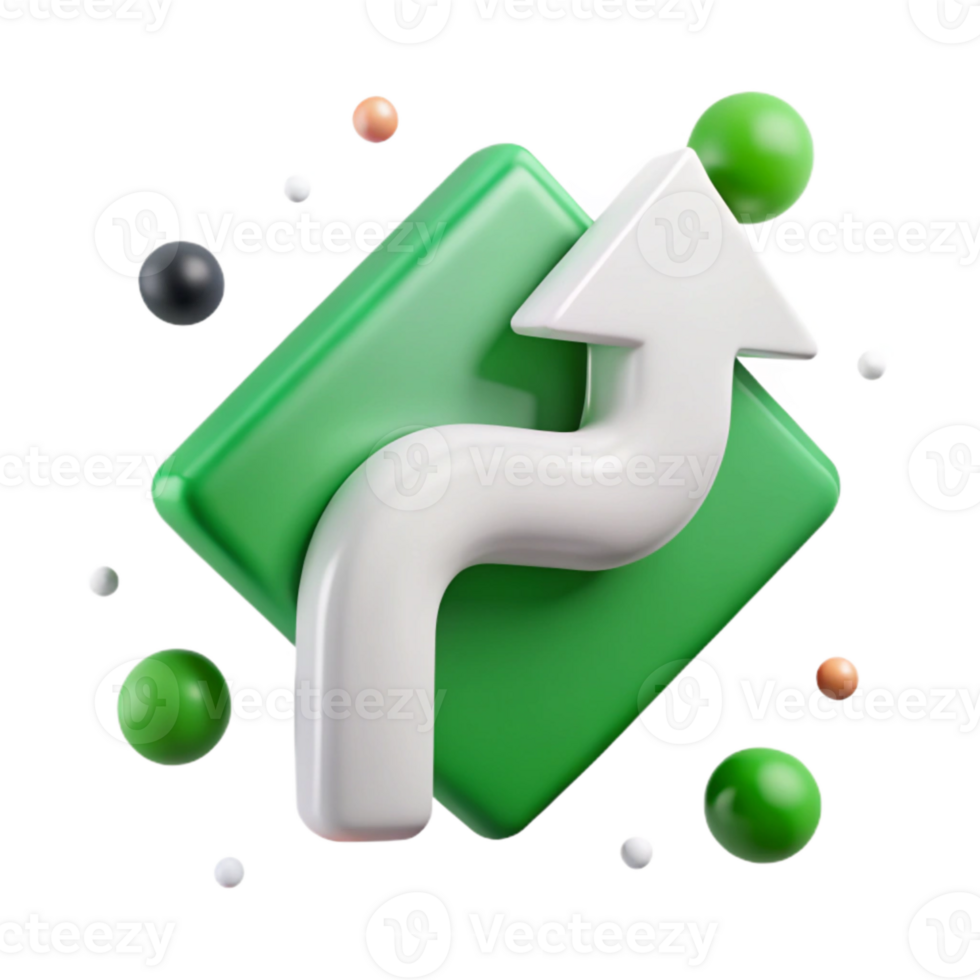serene vintage Left Turn Only Arrow Green White Cutout for Traffic Flow high resolution png