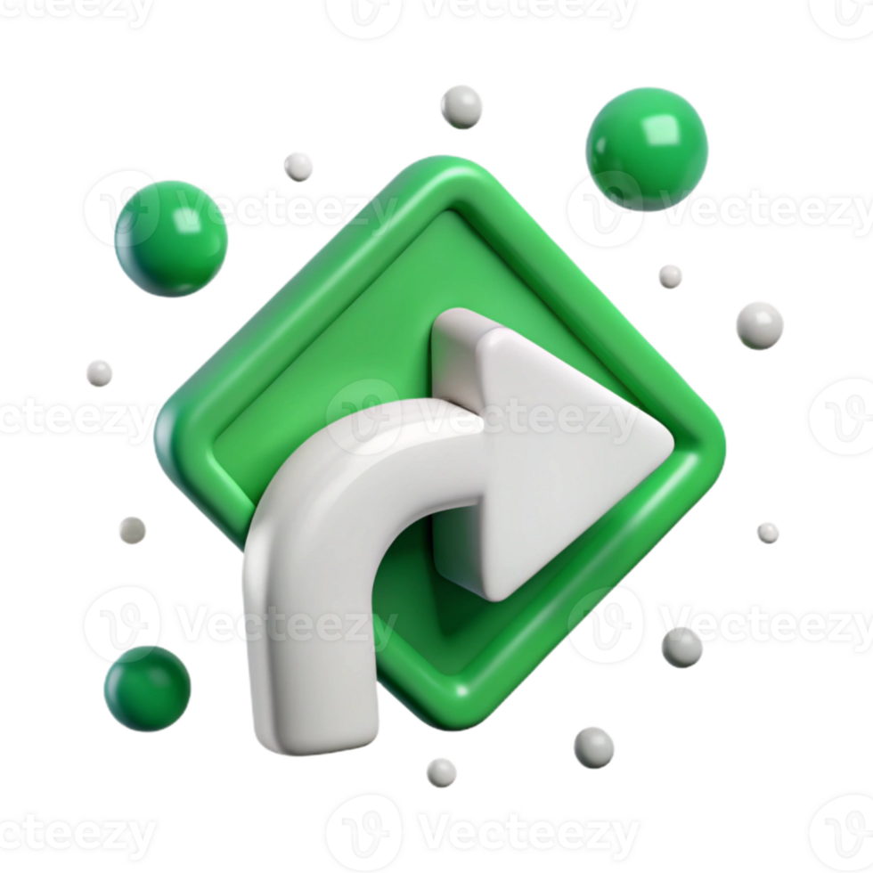 stunning traditional Left Turn Only Arrow Green White Cutout for Traffic Flow detailed png