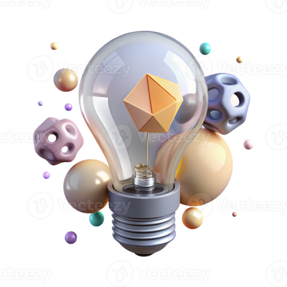 wonderful rustic Light Bulb Idea Innovation Transparent Background high quality png