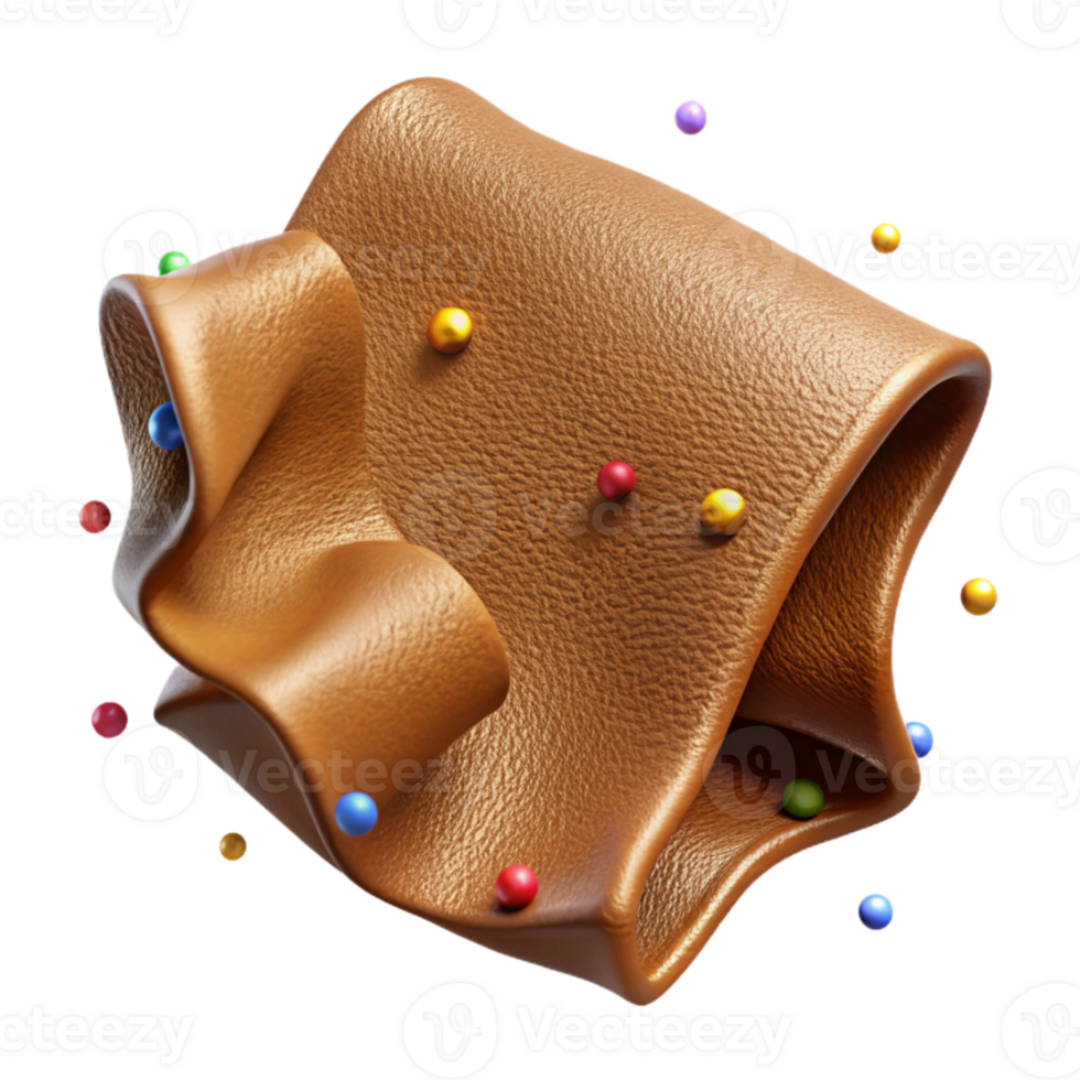 magnificent rustic Light Brown Leather Texture Grainy Surface Isolated premium png