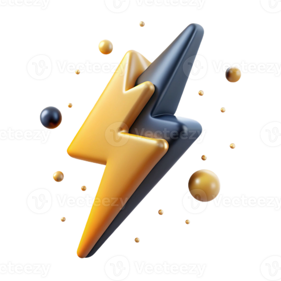 beautiful traditional Lightning Bolt Transparent for Weather Forecasts png
