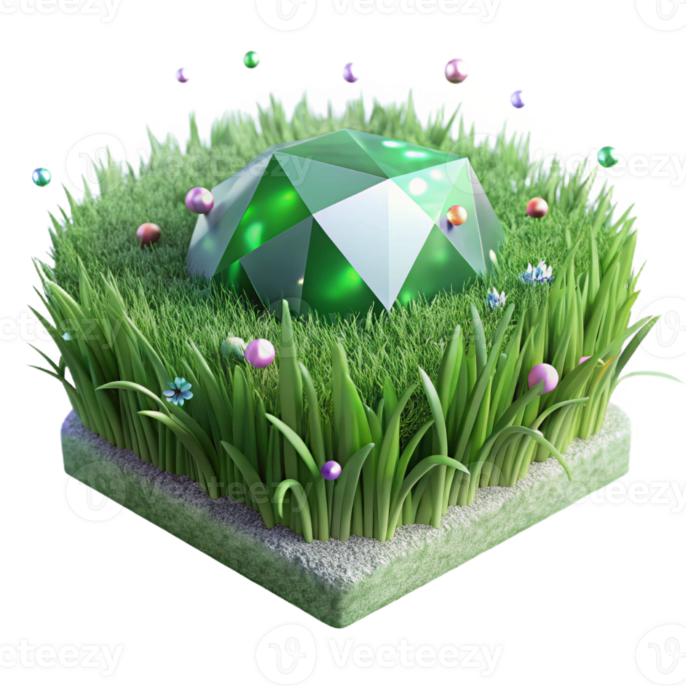 beautiful creative Lush Green Grass Field Transparent for Nature Illustrations original png