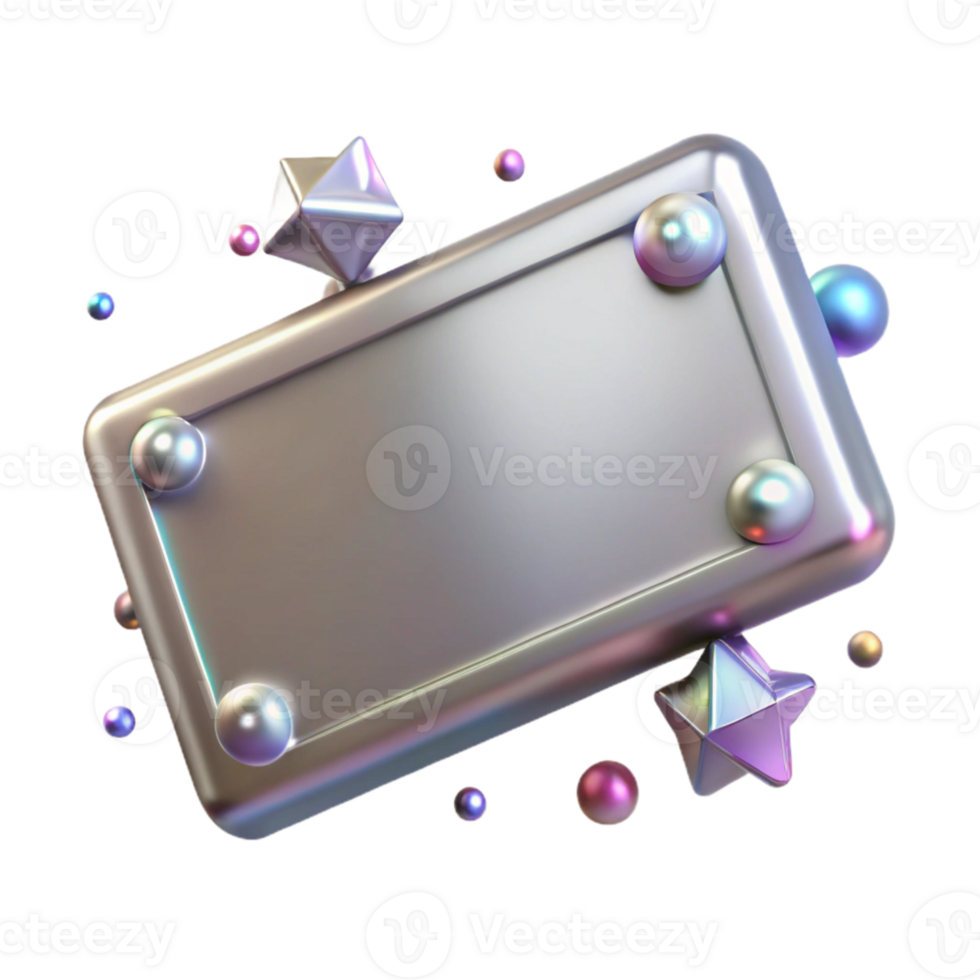 stunning creative Metal Nameplate Isolated for Identification Projects detailed png