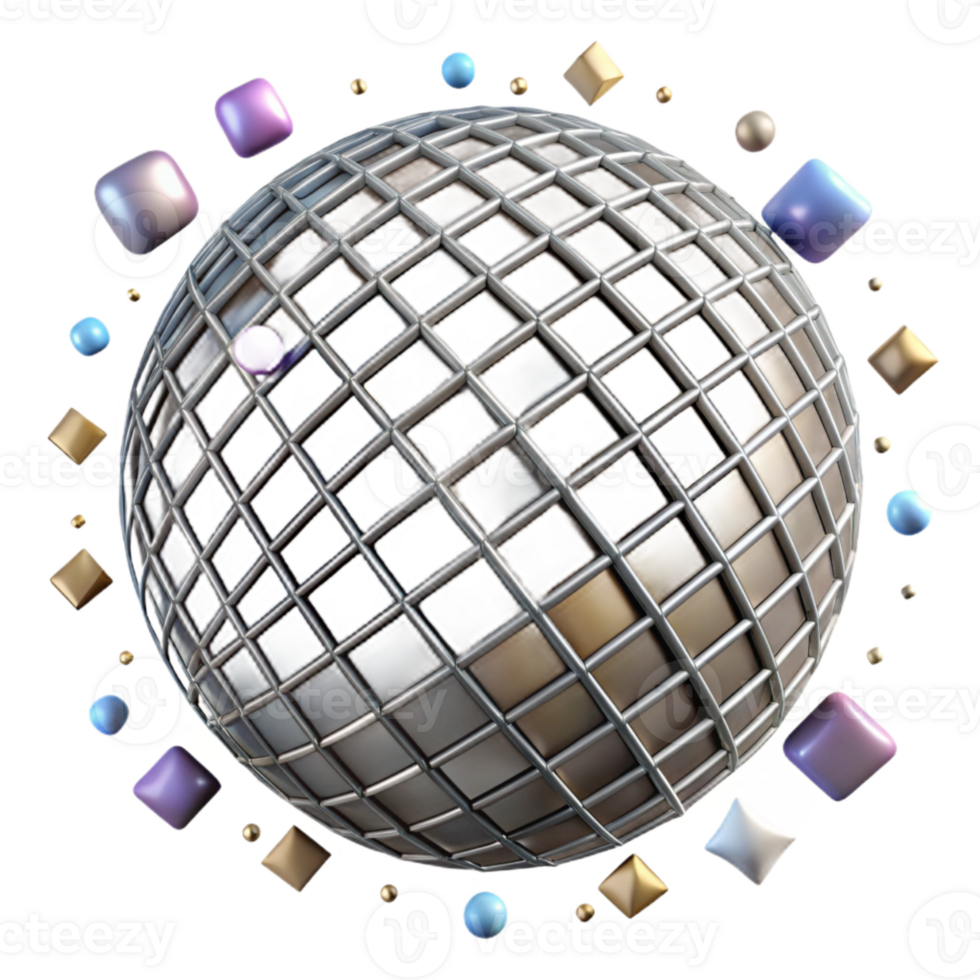 impressive creative Metal Grid Pattern Cutout for Web Design Elements detailed png