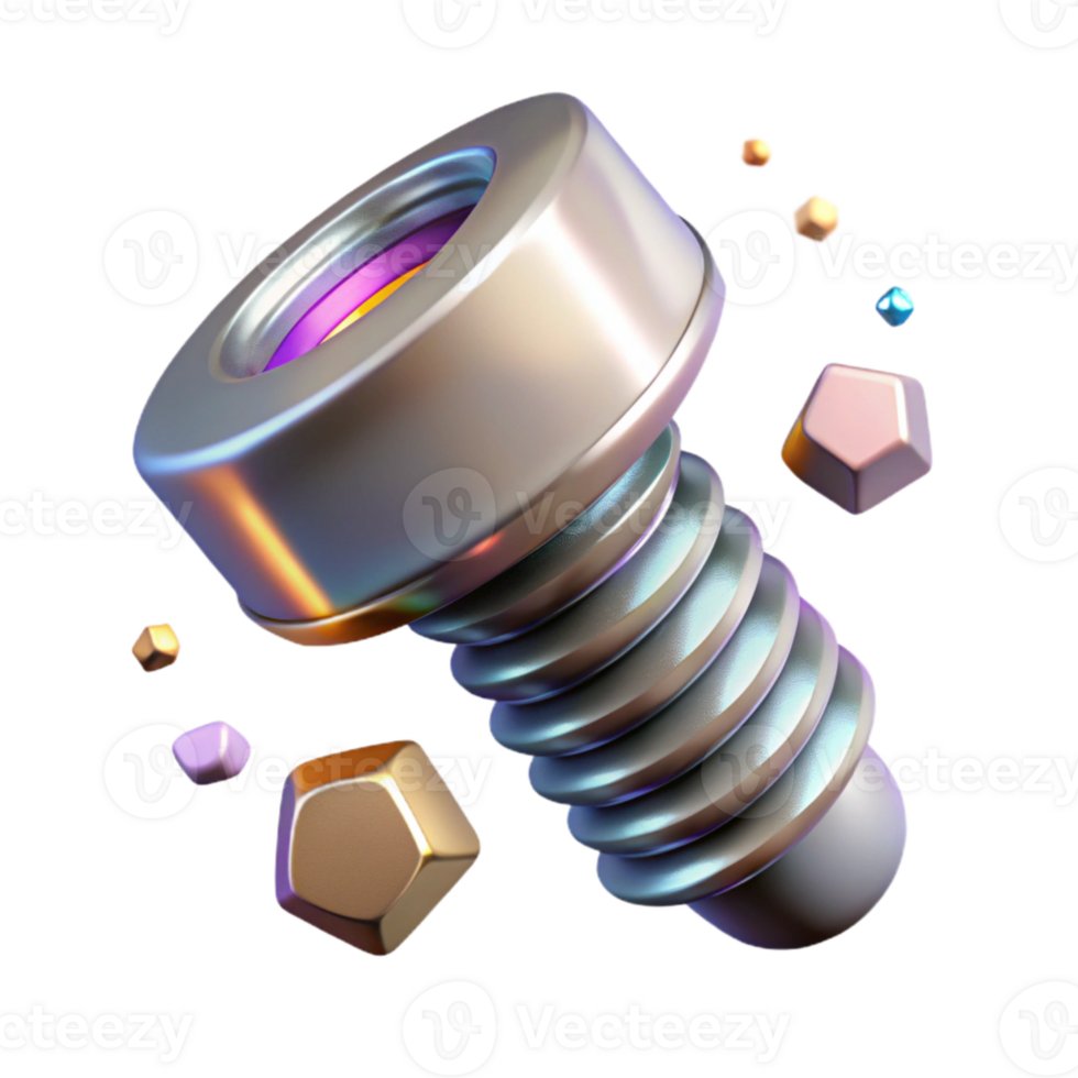 wonderful modern Metal Screw Head Isolated for Hardware Illustrations authentic png