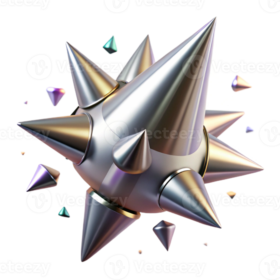 impressive modern Metal Spike Transparent for Gothic Design png