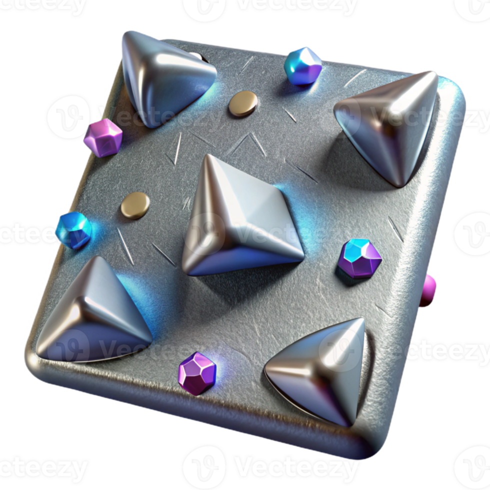 dramatic creative Metal Stud Texture Cutout for Construction Visuals genuine png