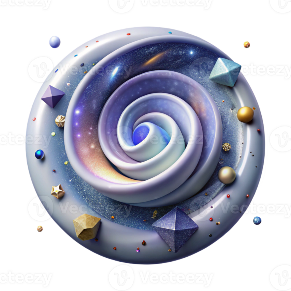 beautiful classic Milky Way Galaxy Spiral Structure Transparent for Cosmic View png
