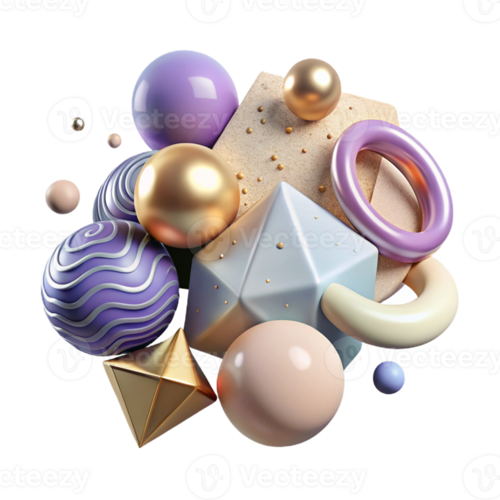 extraordinary modern Modern Abstract Shapes Cutout for Digital Wallpaper authentic png