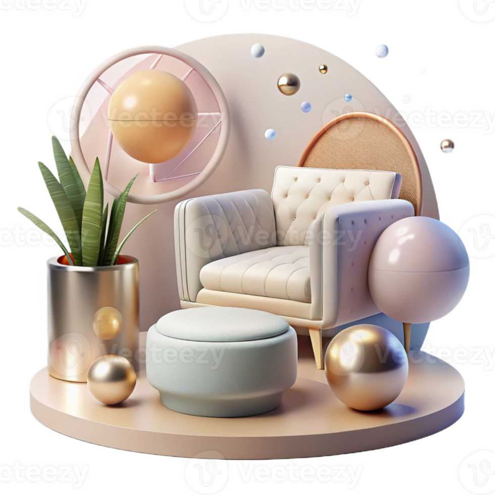 wonderful abstract Modern Furniture Silhouettes for Commercial Use authentic png