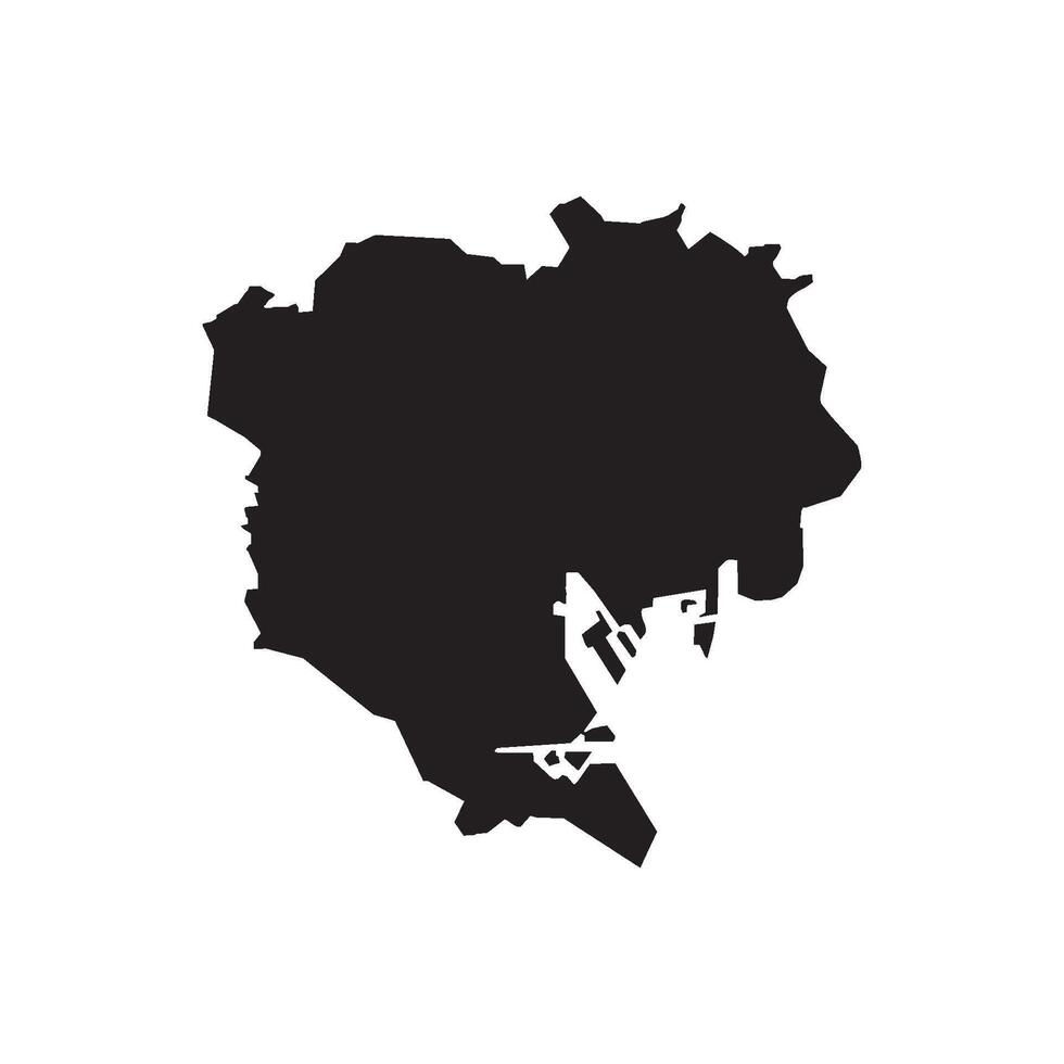 Tokyo Map Element Icon design vector