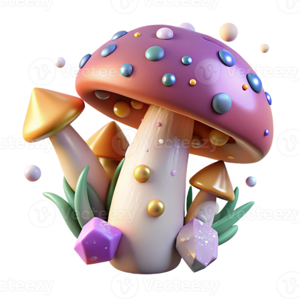 elegant vintage Mushroom Cutout for Fungi Graphics png