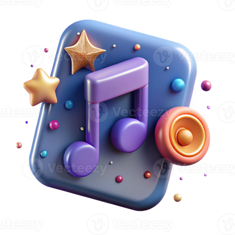 extraordinary modern Music Notes Icon Isolated for Music Websites exclusive png