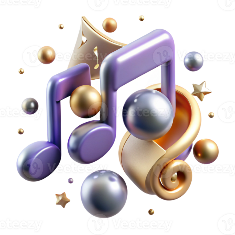 stunning rustic Music Notes for Social Media Graphics professional png