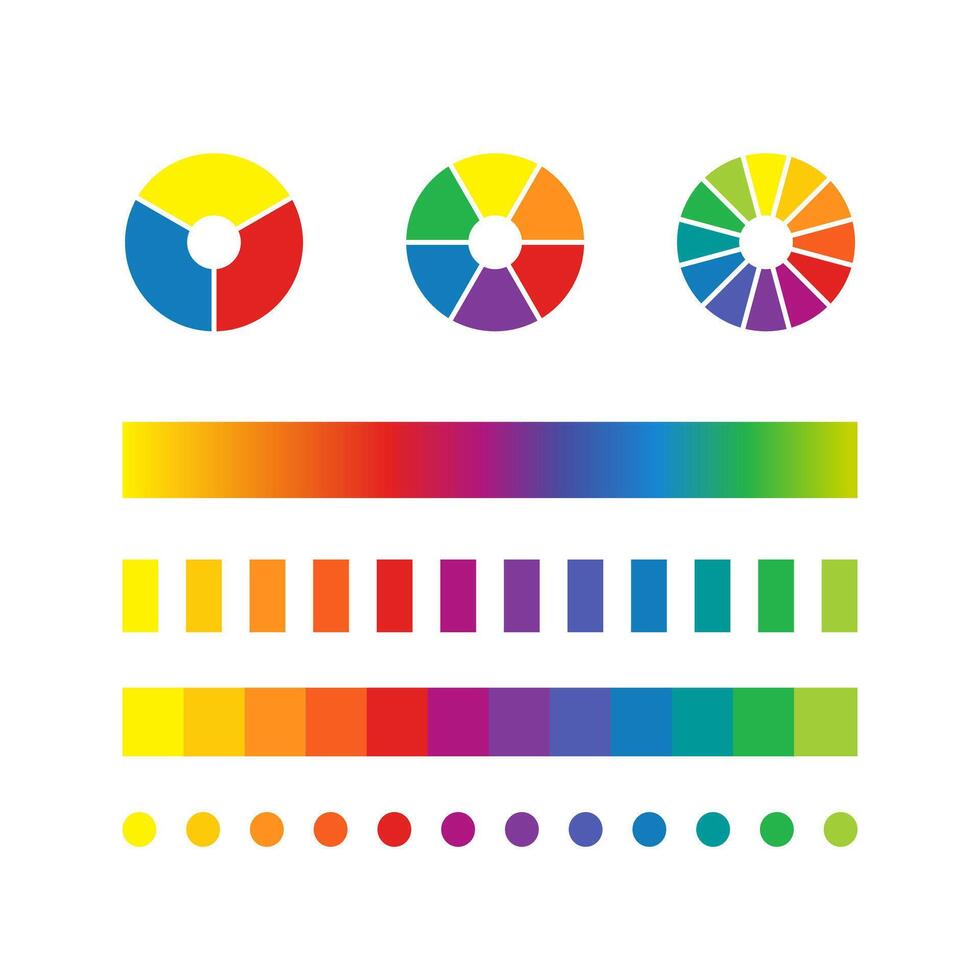 Colors, Spectrum, Wheels, Palette, Gradient vector