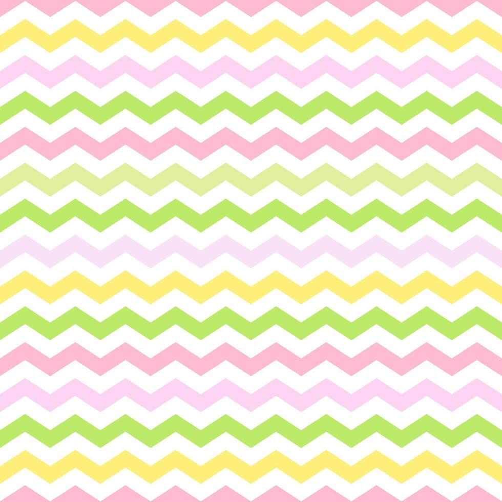 Colorful Zigzag Seamless Pattern texture vector