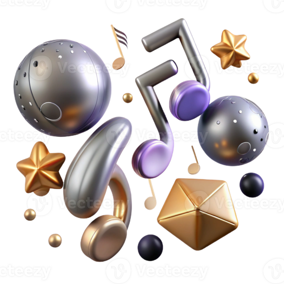 stunning classic Music Notes Collection for Various Music Projects high quality png