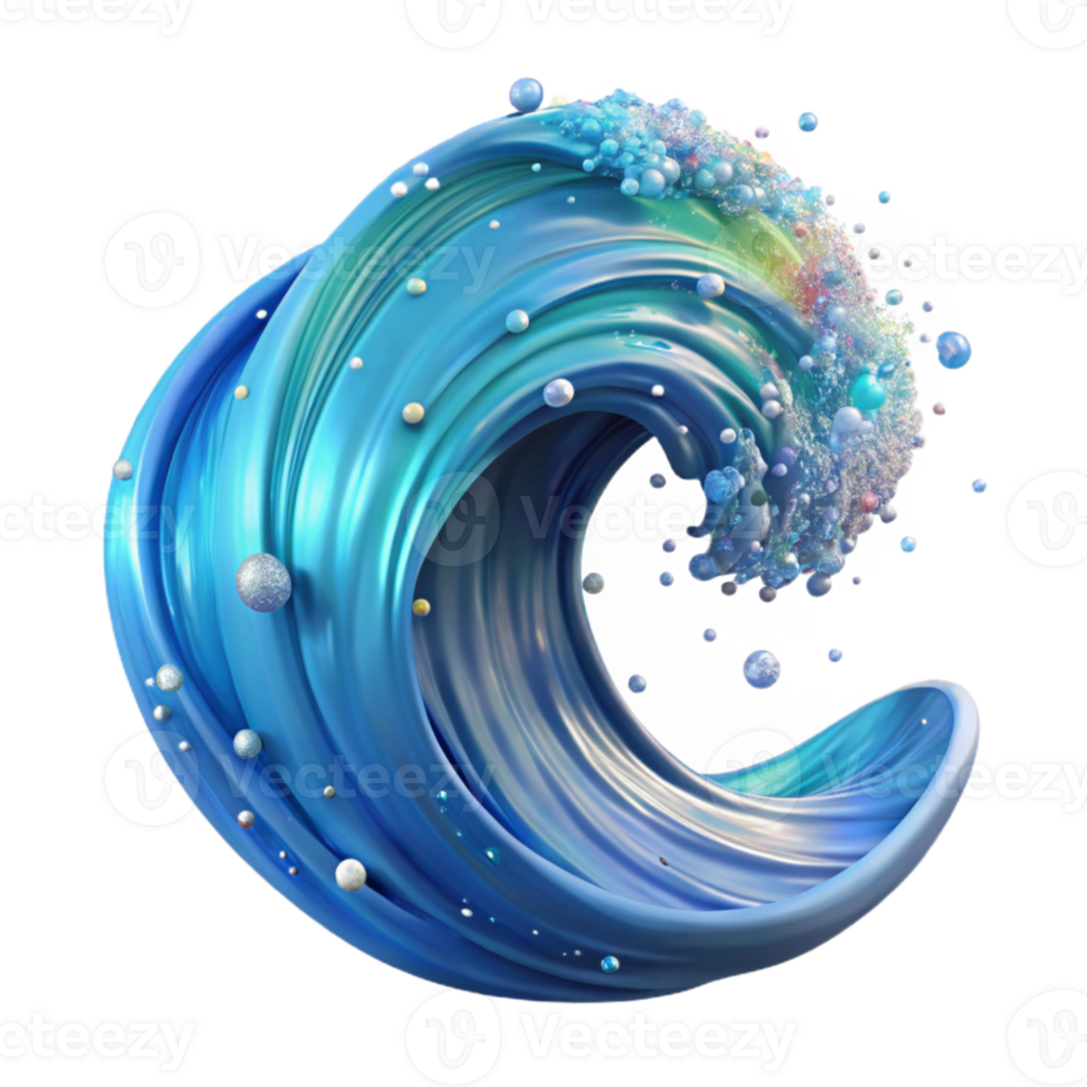 elegant classic Ocean Wave Brush Stroke Transparent for Artistic Effects png