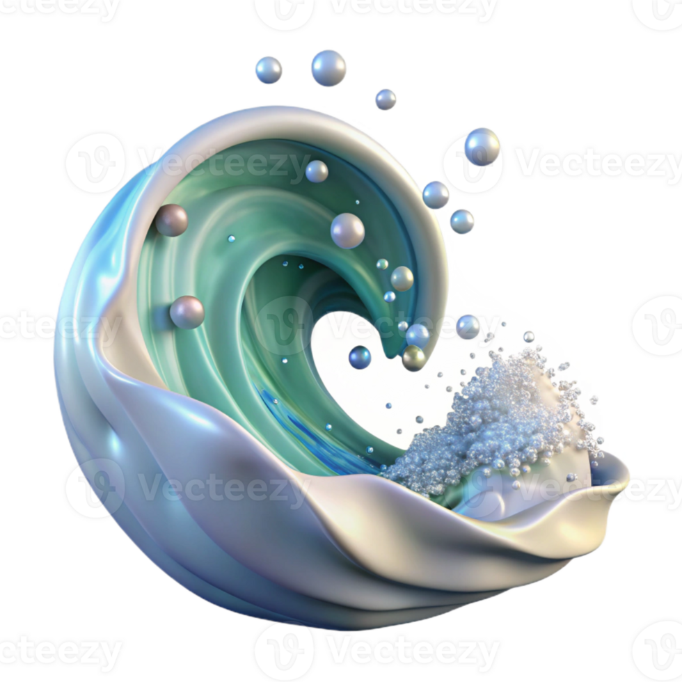 extraordinary modern Ocean Wave Crashing Cutout for Coastal Design high resolution png