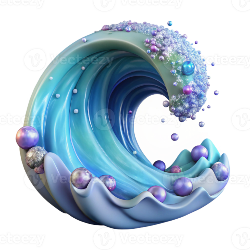 extraordinary contemporary Ocean Wave Crest Close Up Transparent for Detailed Graphics premium png